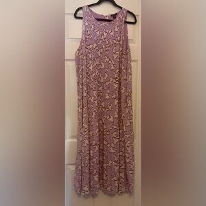 Halogen Lavender Floral Circle Maxi Dress - Size 2X